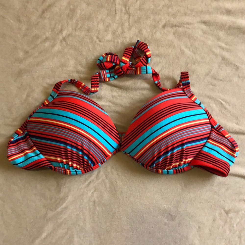 Stripped Bikini Top